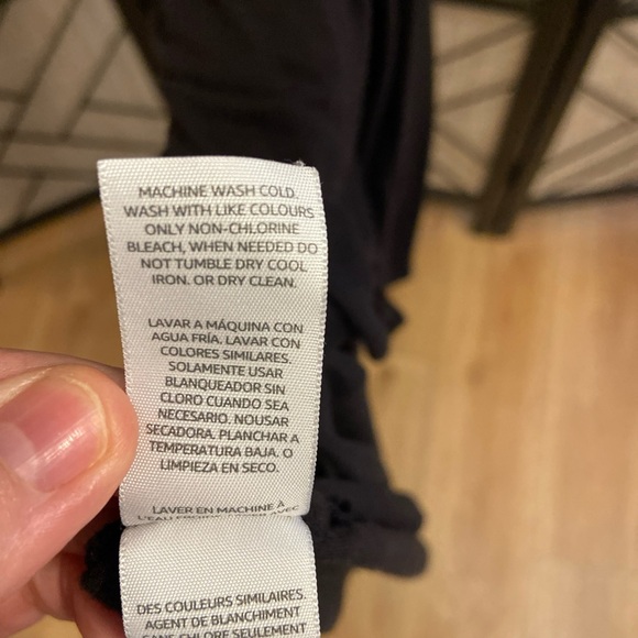 Daily Ritual Black Ribbed Pleated Maxi Dress - Picture 11 of 12